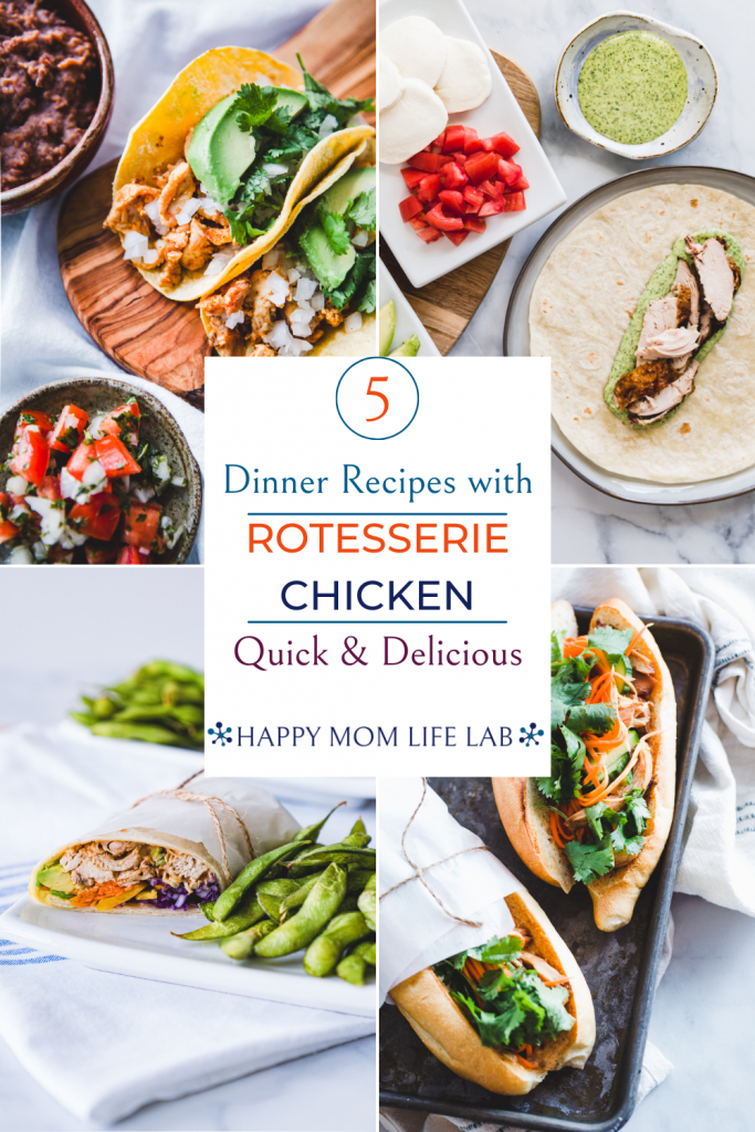 dinners made with rotisserie chicken