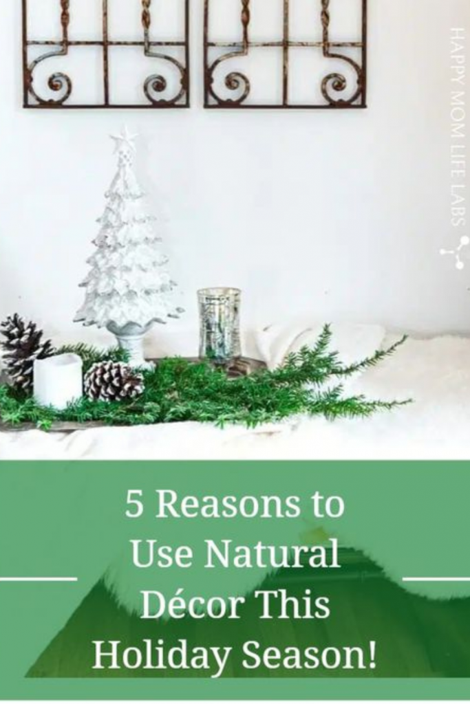 natural greenery for holiday decorations